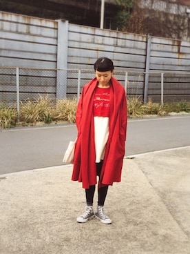 「RED Profile（レッドプロフィール）のアイテム」を使った、redprofile_fumikaさん（レディース・160cm）の春コーディネート