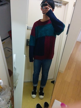 「606」｜たろうさん（メンズ・173cm）の春コーディネート