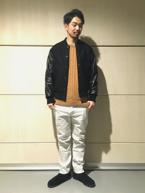 Daisuke Kuori ビューティ ユース ユナイテッドアローズ 富士見店 Beauty Youth United Arrows のスタジャンを使ったコーディネート Wear