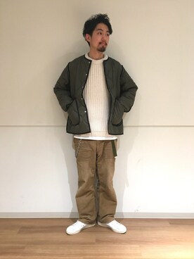 「ららぽーと富士見」｜「アイテム（ブルゾン）」を使った、Daisuke Kuoriさん（メンズ・180cm）の秋コーディネート