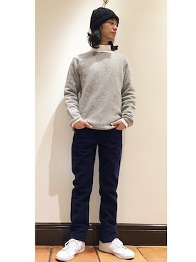 ivory court船橋店スタッフさん（メンズ・166cm）の冬コーディネート