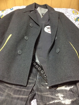 「HYSTERIC GLAMOUR（ヒステリックグラマー）のアイテム（メッセンジャーバッグ）」を使った、名和 賢悟さん（メンズ・160cm）の冬コーディネート