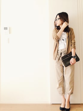 「Tendence（テンデンス）のアイテム」を使った、himarisoさん（レディース・164cm）の秋コーディネート