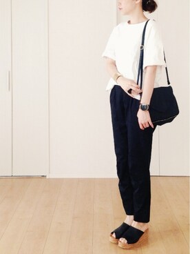 「Tendence（テンデンス）のアイテム」を使った、himarisoさん（レディース・164cm）の夏コーディネート