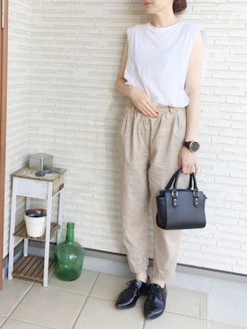 「Tendence（テンデンス）のアイテム」を使った、himarisoさん（レディース・164cm）の秋コーディネート
