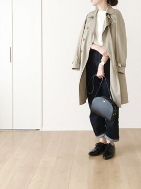 「THE SHINZONE（ザ　シンゾーン）のアイテム（ジャケット/アウター）」を使った、himarisoさん（レディース・164cm）の秋コーディネート