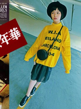 「Acne Studios（アクネストゥディオズ）のアイテム（その他シューズ）」を使った、YEYESUNさん（レディース・168cm）の春コーディネート