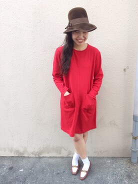 「ヴィンテージワンピース」｜「アイテム（福袋/福箱）」を使った、AiLeen by GROGGROGさん（レディース・158cm）の秋コーディネート