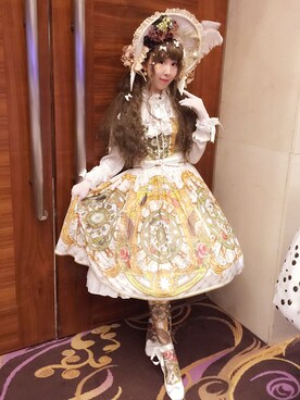 「lolitafashion」｜「アイテム（帽子）」を使った、Reika玲華さん（レディース・163cm）の春コーディネート