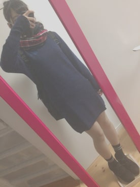「LACOSTE」｜「アイテム（ブーティ）」を使った、ayakaさん（レディース・154cm）の秋コーディネート