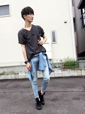 NSさん（メンズ・176cm）の夏コーディネート