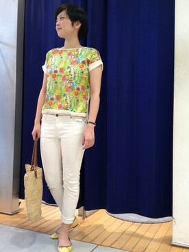 スタッフさん（レディース・165cm）の春コーディネート