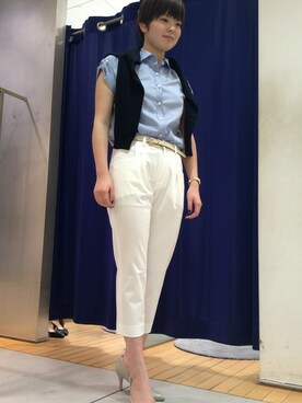 スタッフさん（レディース・165cm）の春コーディネート