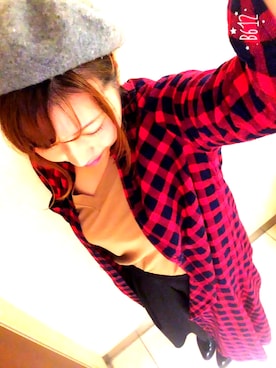 「MOUSSY（マウジー）のアイテム（Tシャツ/カットソー、ブラウン系）」を使った、YUKI さん（レディース・165cm）の秋コーディネート
