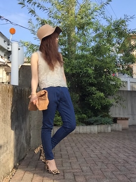 Atsukoさん（レディース・152cm）の夏コーディネート