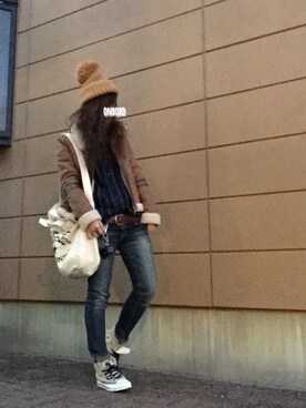 Atsukoさん（レディース・152cm）の冬コーディネート