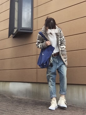 「カウチン」｜Atsukoさん（レディース・152cm）の冬コーディネート