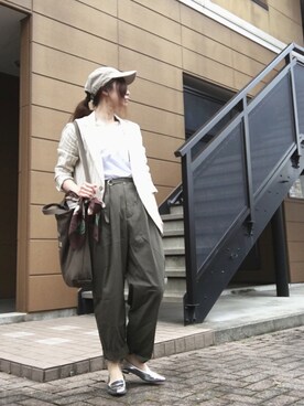 「ドラフトMR」｜Atsukoさん（レディース・152cm）の夏コーディネート