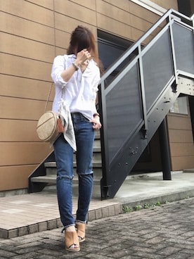 「ドラフトDAZ」｜Atsukoさん（レディース・152cm）の夏コーディネート