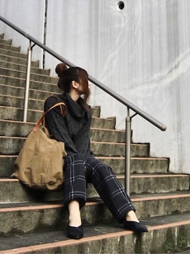 Atsukoさん（レディース・152cm）の秋コーディネート