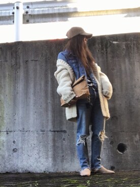 Atsukoさん（レディース・152cm）の冬コーディネート