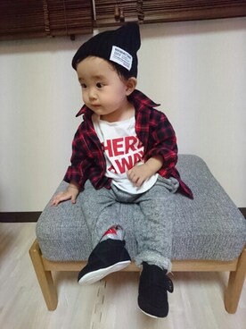 kohaさん（キッズ・70cm）の秋コーディネート