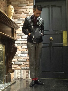 窪田 孝之さん（メンズ・170cm）の秋コーディネート