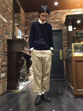 「アイテム（ソックス/靴下）」を使った、窪田 孝之さん（メンズ・170cm）の夏コーディネート