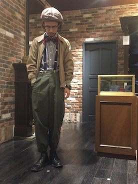 「ALDEN」｜窪田 孝之さん（メンズ・170cm）の夏コーディネート