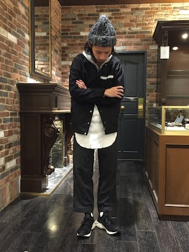 「アイテム（レッグウェア）」を使った、窪田 孝之さん（メンズ・170cm・30代）の冬コーディネート