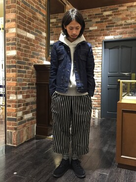 「NANO universe（ナノユニバース）のアイテム（その他シューズ）」を使った、窪田 孝之さん（メンズ・170cm）の冬コーディネート