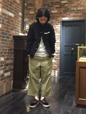 「LUMINOX（ルミノックス）のアイテム（腕時計）」を使った、窪田 孝之さん（メンズ・170cm）の冬コーディネート