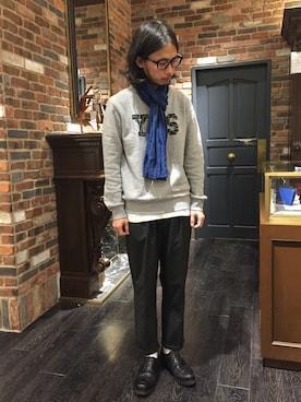 「アイテム（レッグウェア）」を使った、窪田 孝之さん（メンズ・170cm・30代）の冬コーディネート