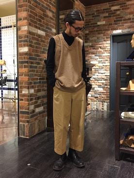 窪田 孝之さん（メンズ・170cm）の春コーディネート