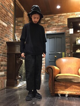 「NANO universe（ナノユニバース）のアイテム（サンダル）」を使った、窪田 孝之さん（メンズ・170cm）の春コーディネート