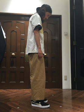 「アイテム（レッグウェア）」を使った、窪田 孝之さん（メンズ・170cm・30代）の夏コーディネート