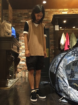 「アイテム（ソックス/靴下）」を使った、窪田 孝之さん（メンズ・170cm・30代）の夏コーディネート