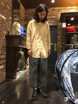 「アイテム（ソックス/靴下、その他）」を使った、窪田 孝之さん（メンズ・170cm）の秋コーディネート