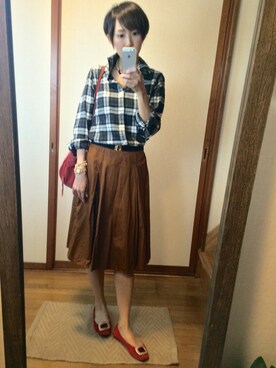 もこさん（レディース・165cm）の秋コーディネート