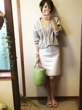 もこさん（レディース・165cm）の夏コーディネート
