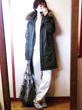 もこさん（レディース・165cm）の冬コーディネート