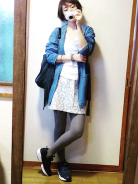 もこさん（レディース・165cm）の春コーディネート