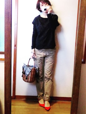 もこさん（レディース・165cm）の春コーディネート