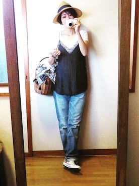 もこさん（レディース・165cm）の春コーディネート