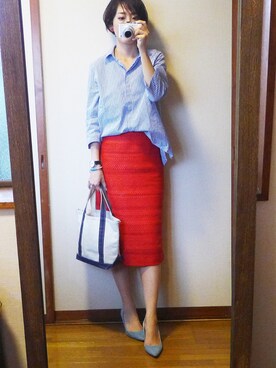 もこさん（レディース・165cm）の春コーディネート