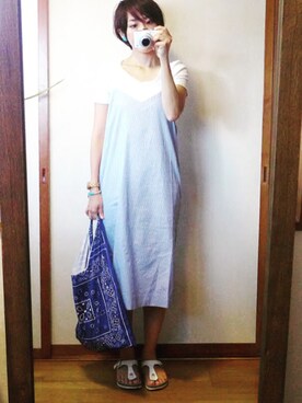 もこさん（レディース・165cm）の夏コーディネート