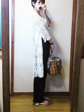 もこさん（レディース・165cm）の夏コーディネート