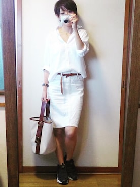 もこさん（レディース・165cm）の夏コーディネート