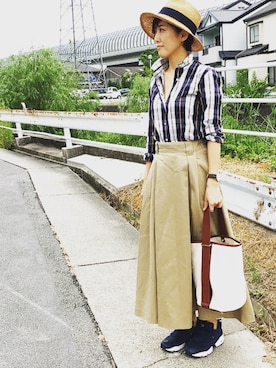 もこさん（レディース・165cm）の夏コーディネート