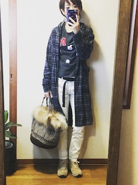 もこさん（レディース・165cm）の秋コーディネート